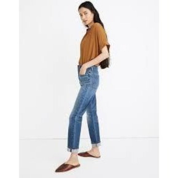 Madewell Classic Straight Jean Medium Wash Blue 29 - Picture 2 of 11